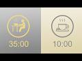 35/10 Pomodoro Timer ☕ Deep Focus Study Session + Relaxing Break | 4H Productivity Timer