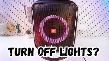 JBL PartyBox Encore: Can You Turn off Lights?