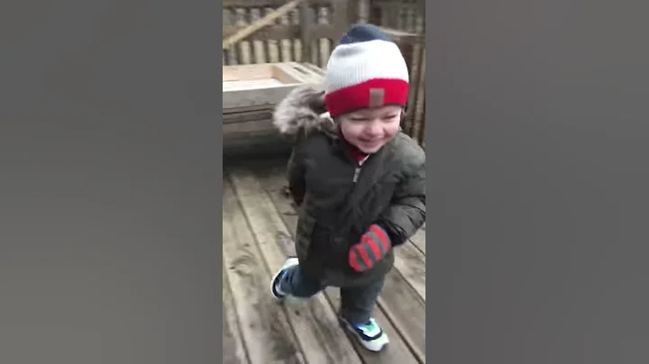 Finn 1/5/20 on the deck in the cold!