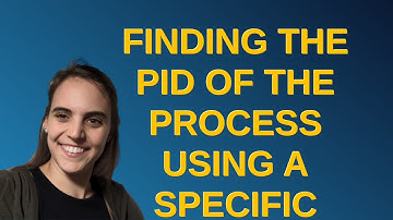 Unix: Finding the PID of the process using a specific port?