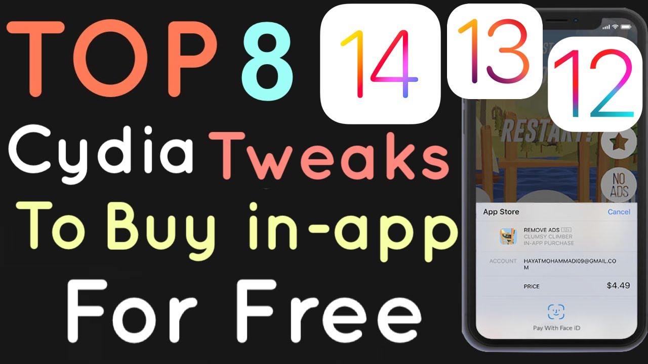 Top 8 Cydia Tweaks To Buy In App Purchases For Free Youtube