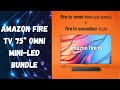 Best 75” 4K QLED Mini-LED TV with Dolby Atmos Soundbar | Amazon Fire TV