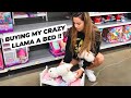 TAKING MY LLAMA FURNITURE SHOPPING !! *super cute*