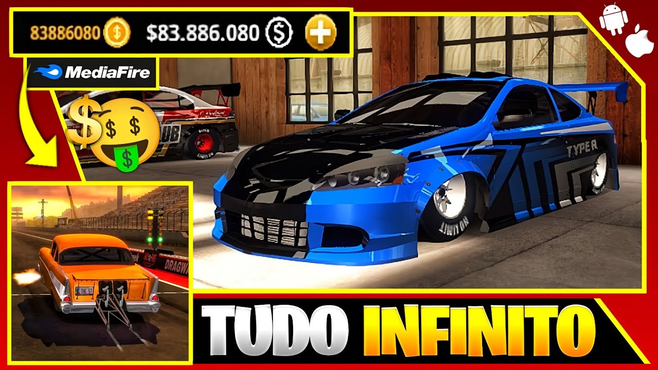 NO LIMIT DRAG RACING 2 APK MOD DINHEIRO INFINITO VERSÃO 1.9.9 ...