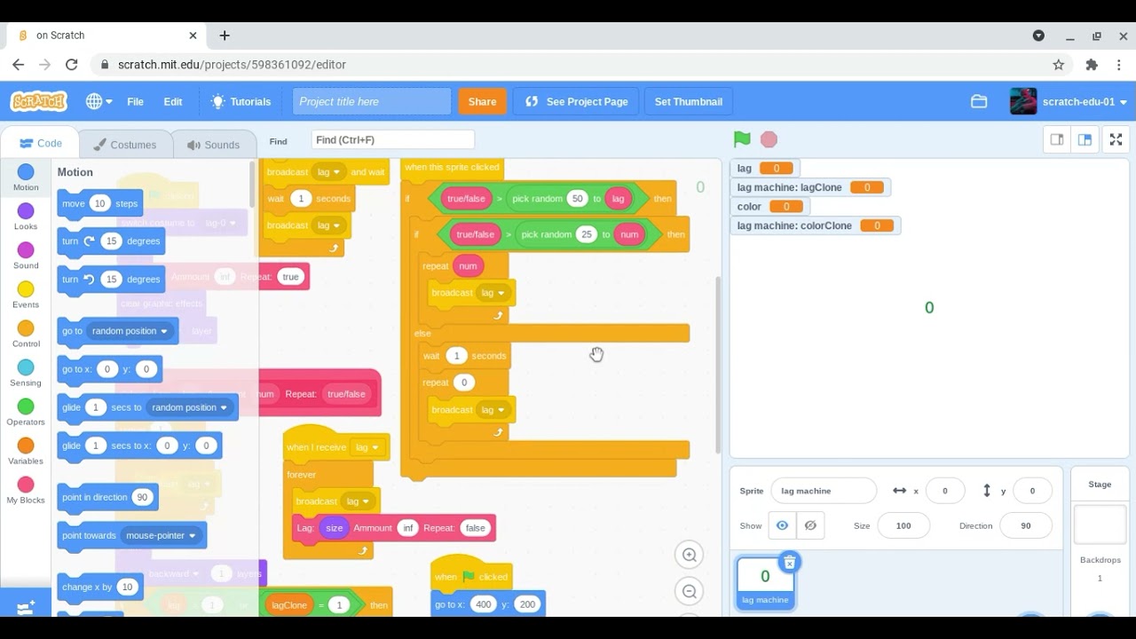 Lag Machine For Scratch [!] OP YouTube