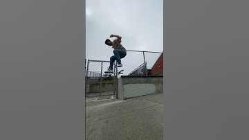 Nose slide 270 shuv out in SF #skateboarding #shorts