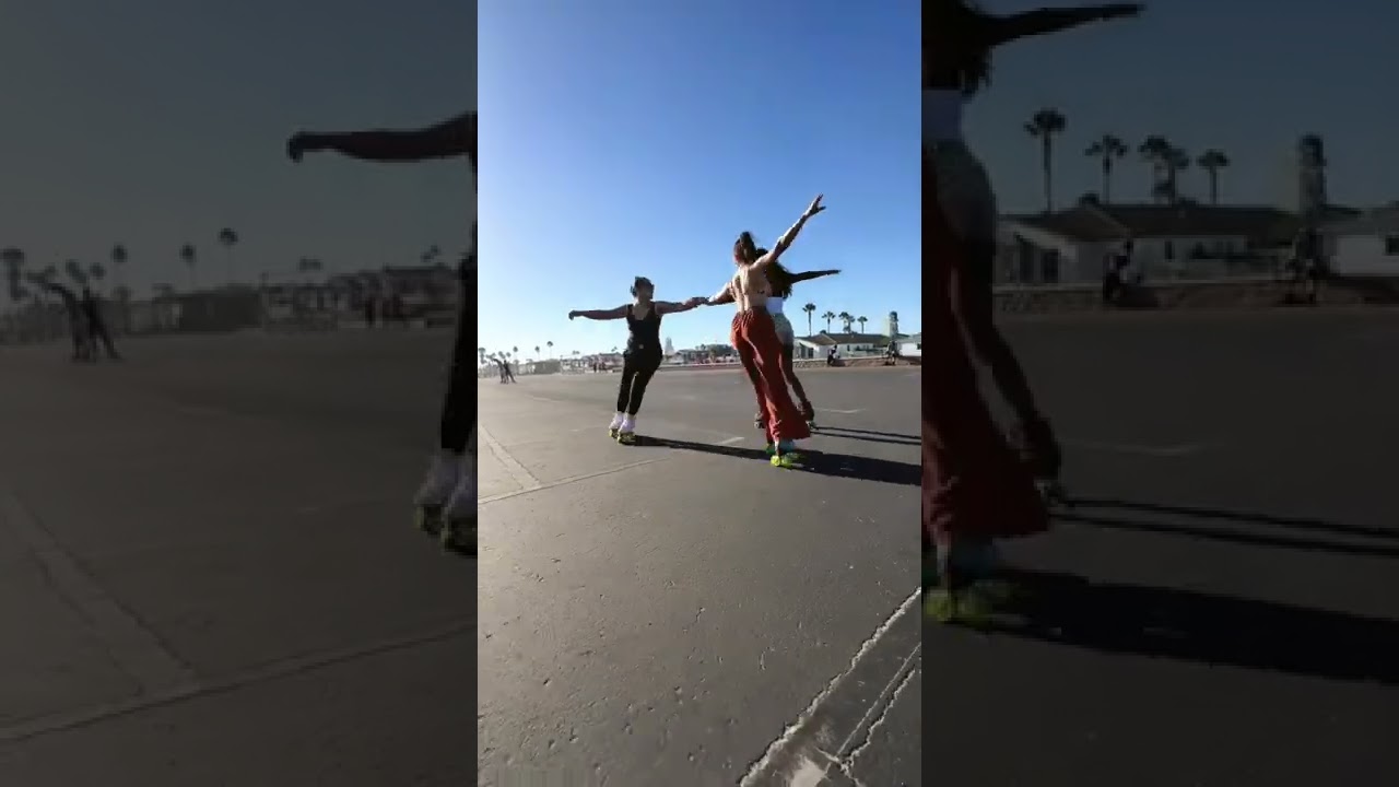 Skate therapy with the crew ☀️🛼💕