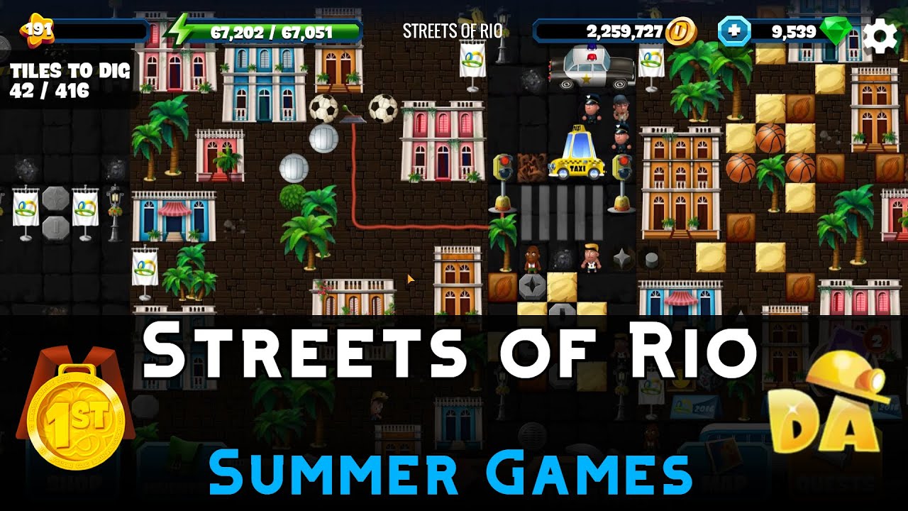 Streets of Rio | Summer Games #2 | Diggy's Adventure