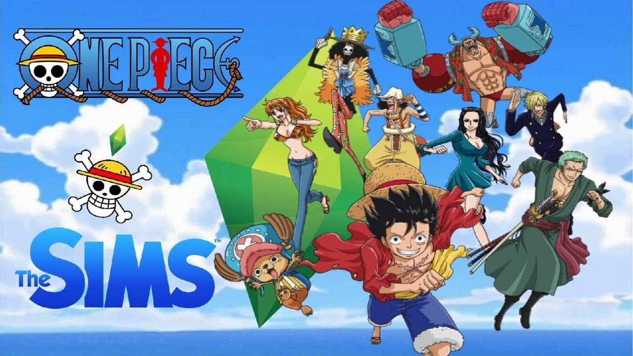 Sims4 One Piece Cas Создание персонажа Youtube