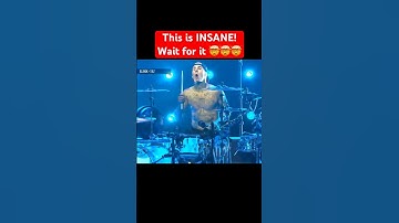 🤯 Can’t believe Travis can do this!!! #blink182 #travisbarker #drums