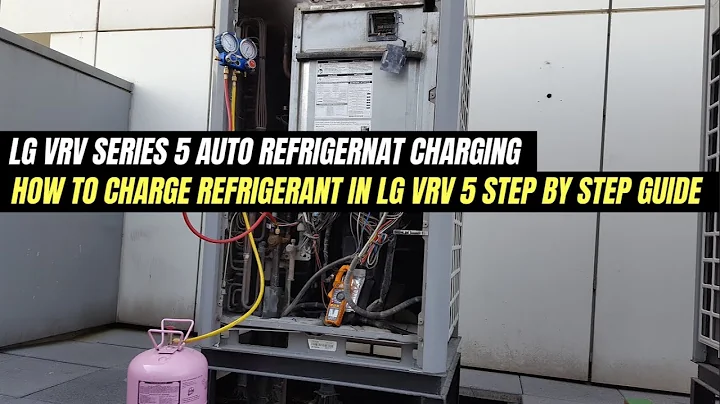 LG VRF Multi V5 Training Course | Part 14| How To Charge Refrigerant in Auto Mode LG VRF series 5