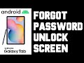 Android Forgot Password Pattern Pin Code Help - Android Tablet Forgot Password Factory Reset