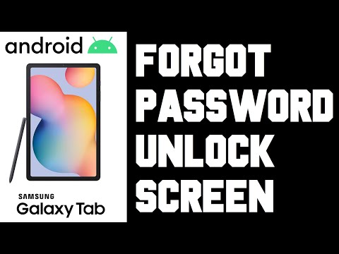 Video: How To Unlock Your Pattern On Your Tablet