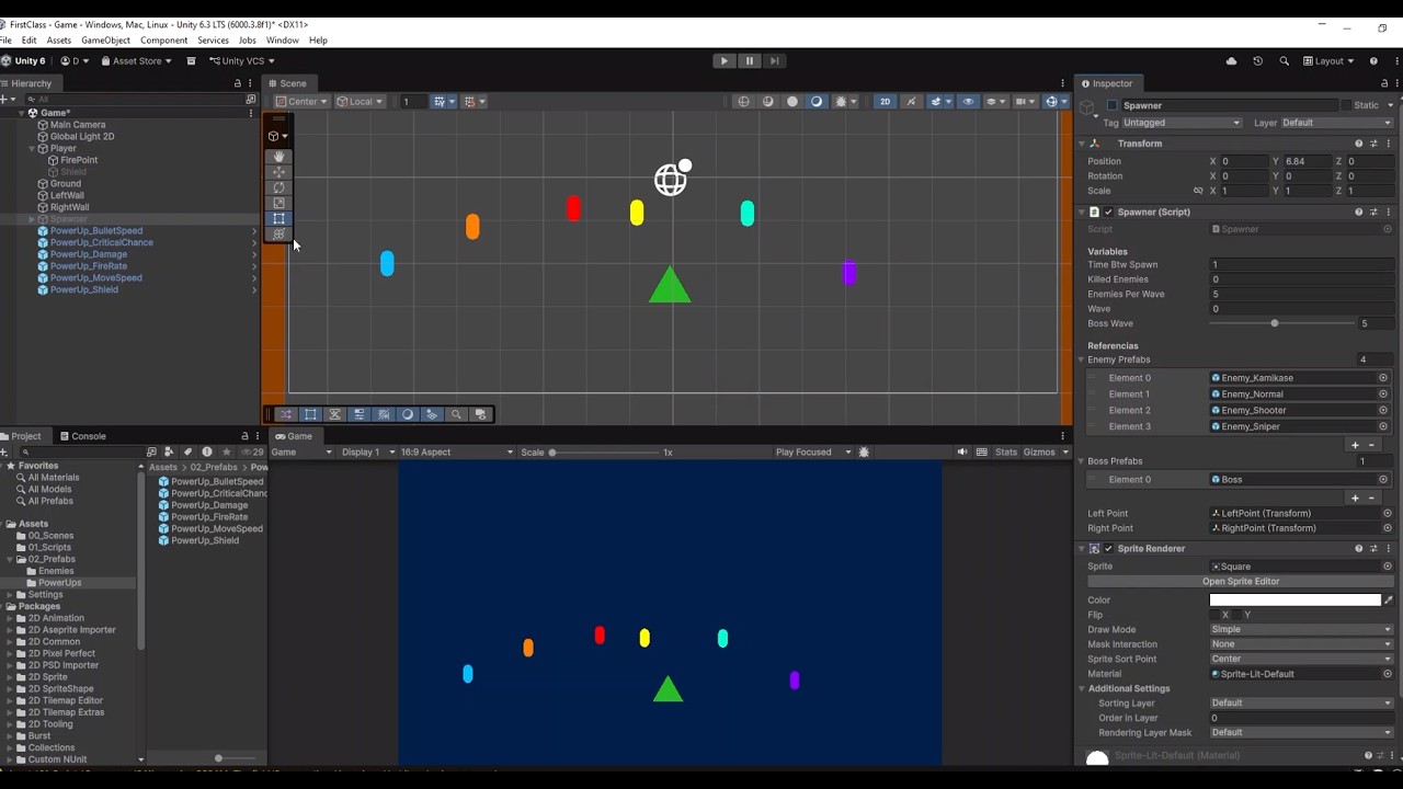 Tutorial Unity - galaxy shooter tutorial 06 - YouTube