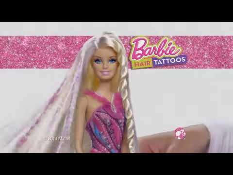Barbie Hair Tattoos doll commercial (Polish version, 2014)