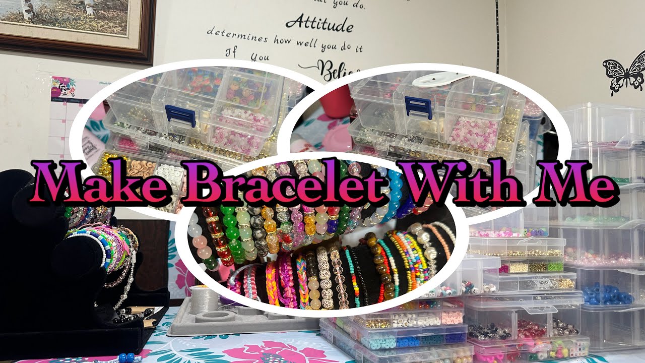 MAKE BRACELETS WITH ME | BEADED BRACELET TUTORIALS | EASY AND ...