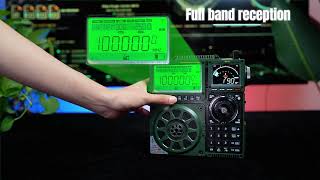 Retekess TR113 Full Band AIR SSB,Portable Digital Radio,APP Remote,Suitable for Radio Enthusiasts