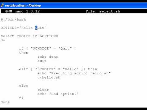 SADS: Bash Select Menu