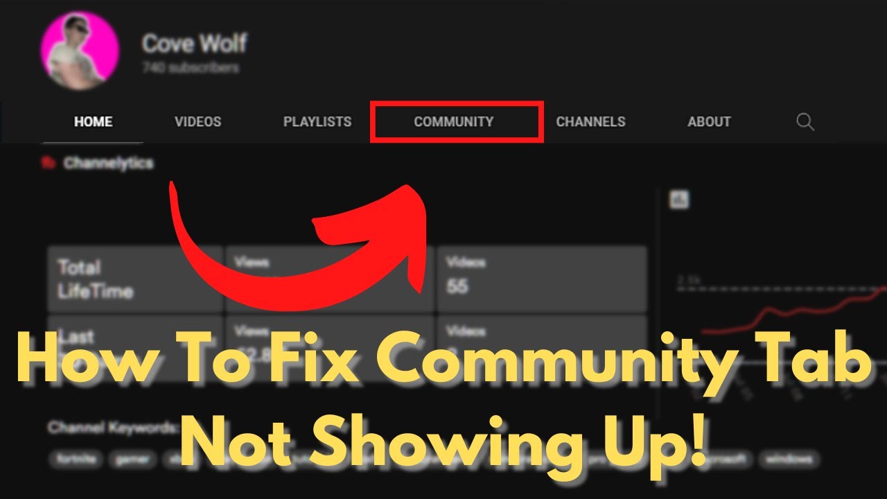 How to fix YouTube community tab. (How to get community tab on YouTube 2022) YouTube