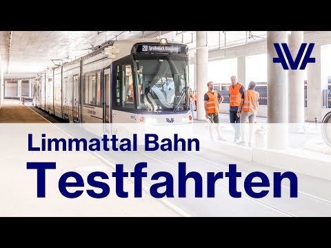 Erste Testfahrten der Limmattal Bahn (LTB)