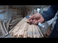 Реечное каноэ (2/8) Изготовление реек (Мастерская Пират Вудс)