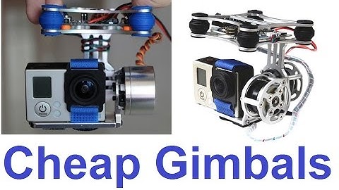 Cheap 2-axis Brushless Gimbal Comparison