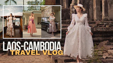 VISITING ANGKOR WAT THE JEWEL OF CAMBODIA & MEKONG RIVER CRUISE IN LAOS | JAMIE CHUA