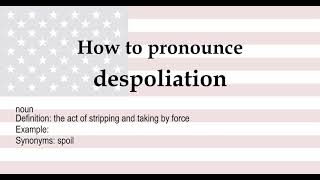 despoliation
