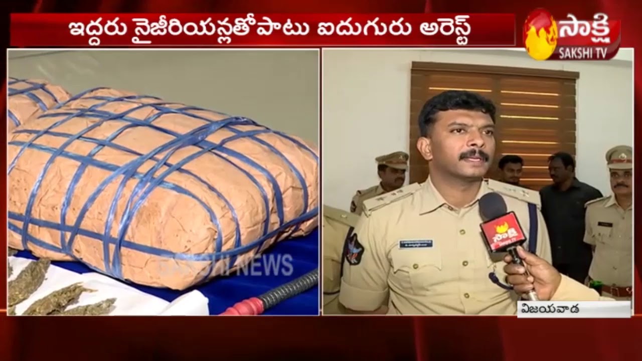 Task Force Police Burst Drug Gang In Vijayawada | DCP Harshavardhan ...