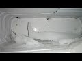 Defrosting freezer⛄✨||much frosts||slushy bars||satisfying video