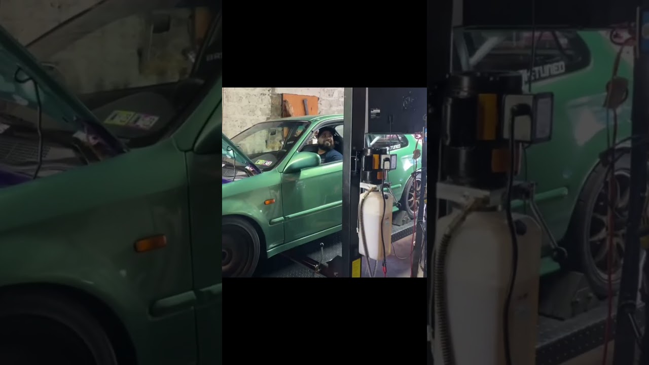 Completely stock k20a2 making some jam 533whp 353tq @ 15-16 psi of boost. Tuned on pump e85