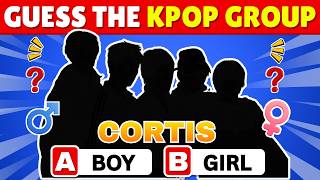 GUESS THE K-POP GROUP! 👀🔥 BOY OR GIRL? KPOP FAN CHALLENGE | K-Pop Quiz Game 2026 screenshot 1