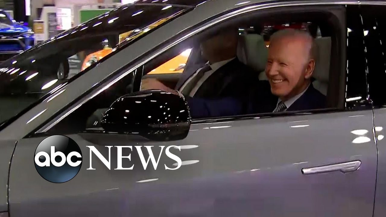 Biden touts investments in electric vehicles at Detroit auto show