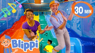 Learn the Wiggle Dance with Blippi & Meekah! | Blippi Songs for Children | Nursery Rhymes for Babies