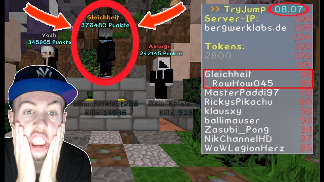 1v1 gegen Platz 1 mit 8 Min finish! | Tryjump | Cranky Capone