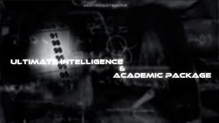 𝐓𝐑𝐔𝐄 𝐆𝐄𝐍𝐈𝐔𝐒 — ULTIMATE intelligence and academic package subliminal ⚠USE W CAUTION