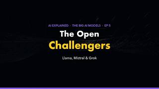 Open-Source AI, Explained: Meta's Llama, Mistral & xAI's Grok