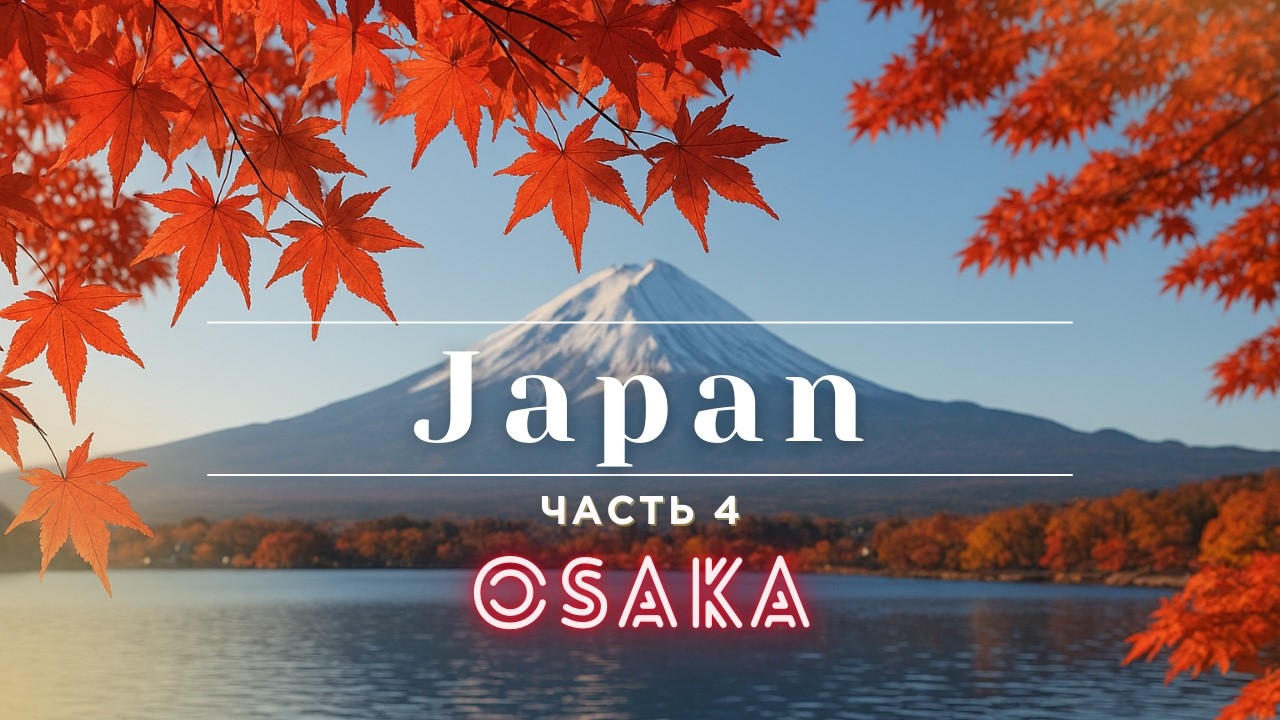 Путешествие в Японию. Часть 4 - Osaka