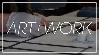 Art + Work | Treating cracked paint on a Piet Mondrian painting