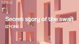 Secret story of the swan iz*one easy lyrics