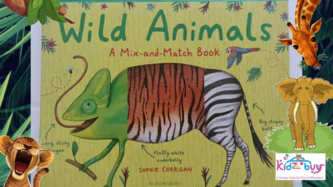 terrorist Hub alene Wild Animals A Mix-and-Match Book I Bloomsbury books for Kids I Wild  Animals fun ISBN: 9781408894101 - YouTube