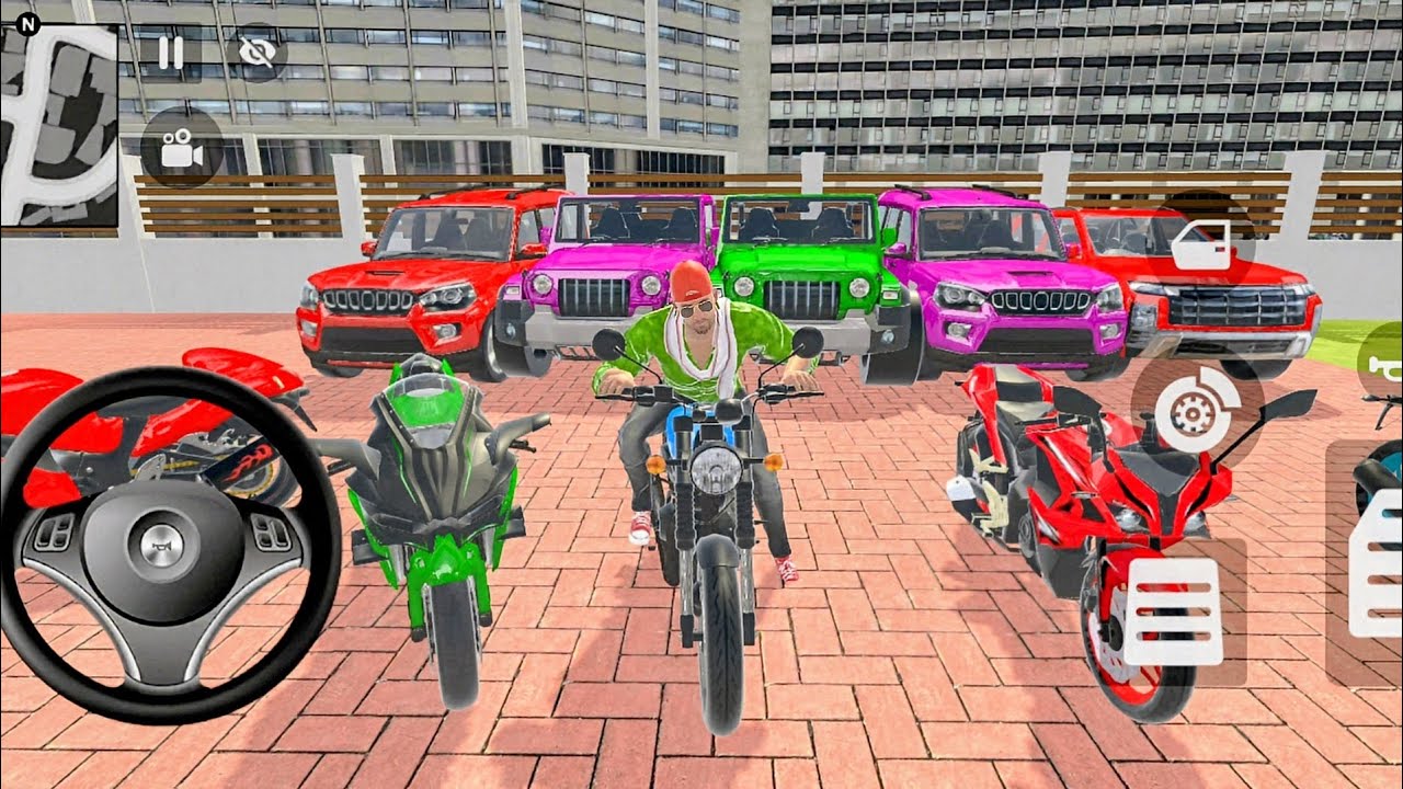 🇮🇳Indian Theft Auto Simulator🎮 Franklin Purchase 🆕Modify Luxury Cars Collection🤩 🆕Luxury Bike💥 Game🎮