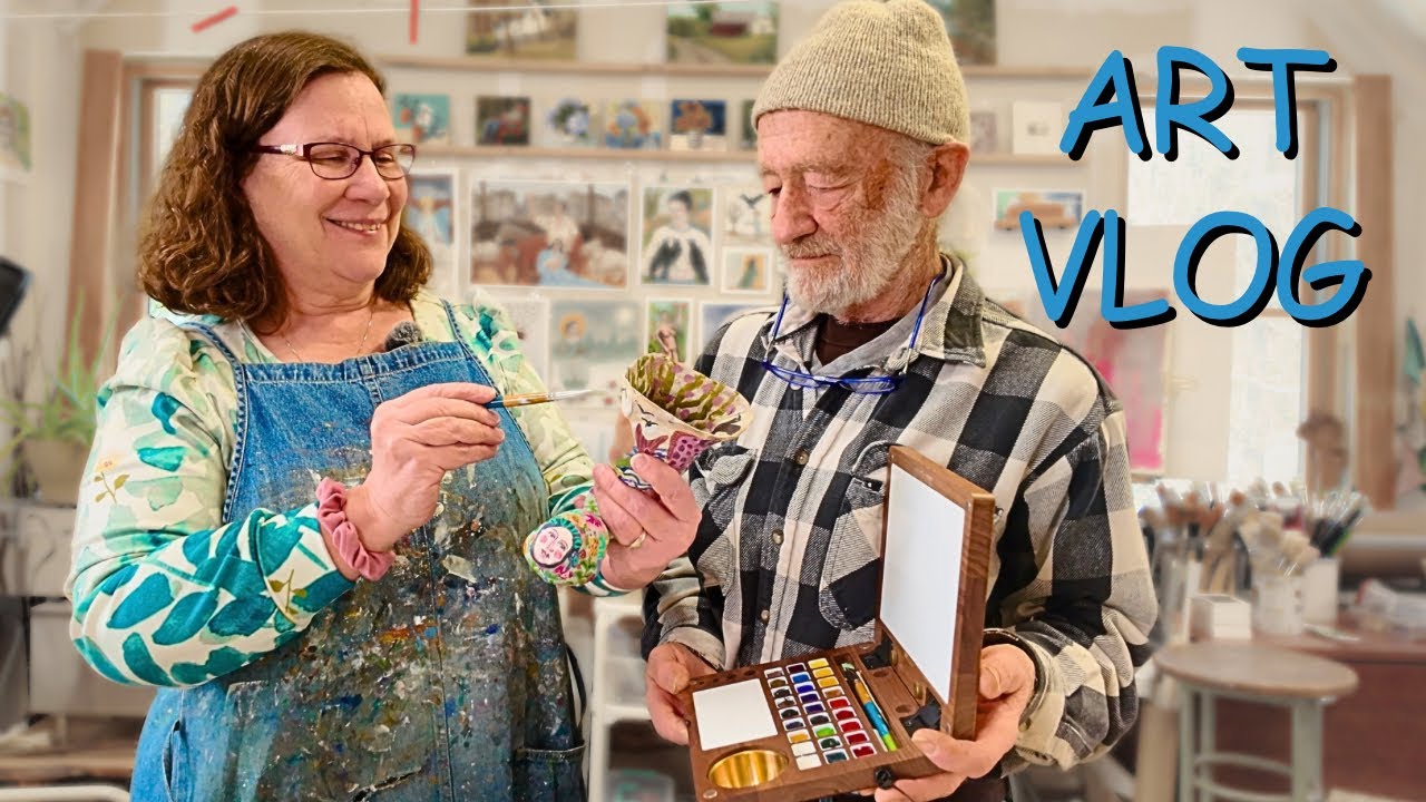 Creative January in My Art Studio | New Projects & Surprise Gift