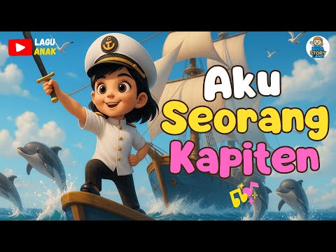 🎵 Aku Seorang Kapiten - Versi Anak Hebat 🚢 | Lagu Anak Lucu \u0026 Edukatif