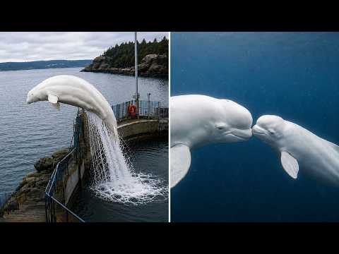 Beluga Whale Escaped a Research Facility to Find Her Baby... 🥹❤️
