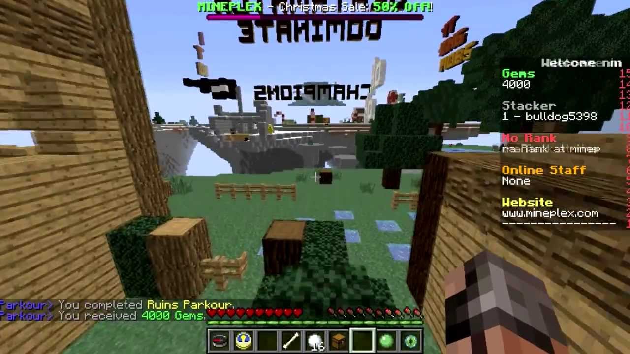 Minecraft: How to Get Free Gems on Mineplex Server [EASY & NEW] - YouTube