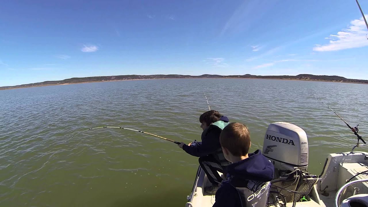 Fishing Lake Buchanan with Dad and the boys March 13,2014 - YouTube