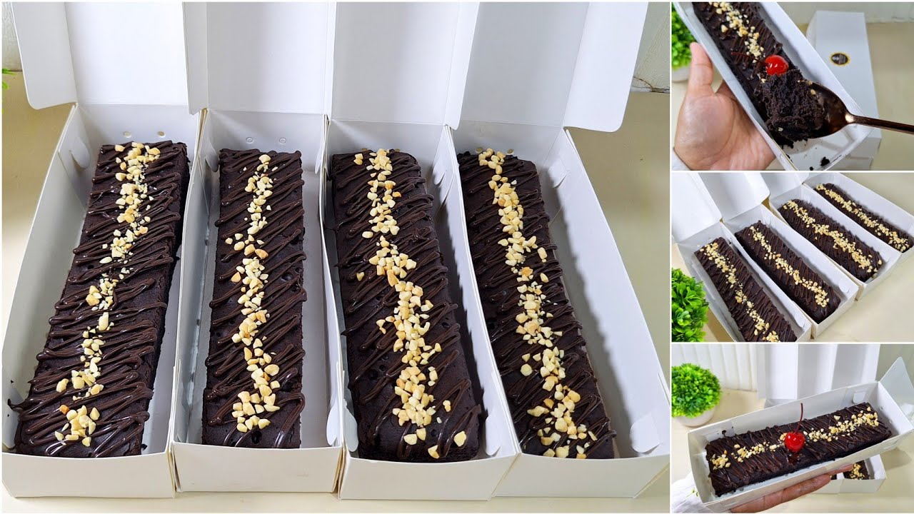 MENARIK BANGET UNTUK IDE JUALAN ‼️ RESEP BROWNIES SLICE PANJANG SUPER NYOKLAT