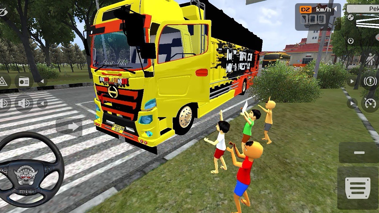 Truk Hino 500 Kontainer Muatan Box Trip To Pekanbaru | Bus Simulator ...