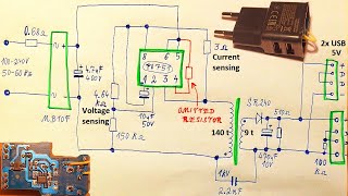 Very odd USB charger SMPS circuit